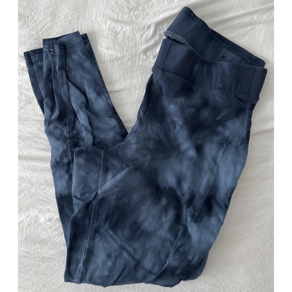 Blue Tie Dye High-Rise Full Length Signature Waist Premium Legging Size 1X
